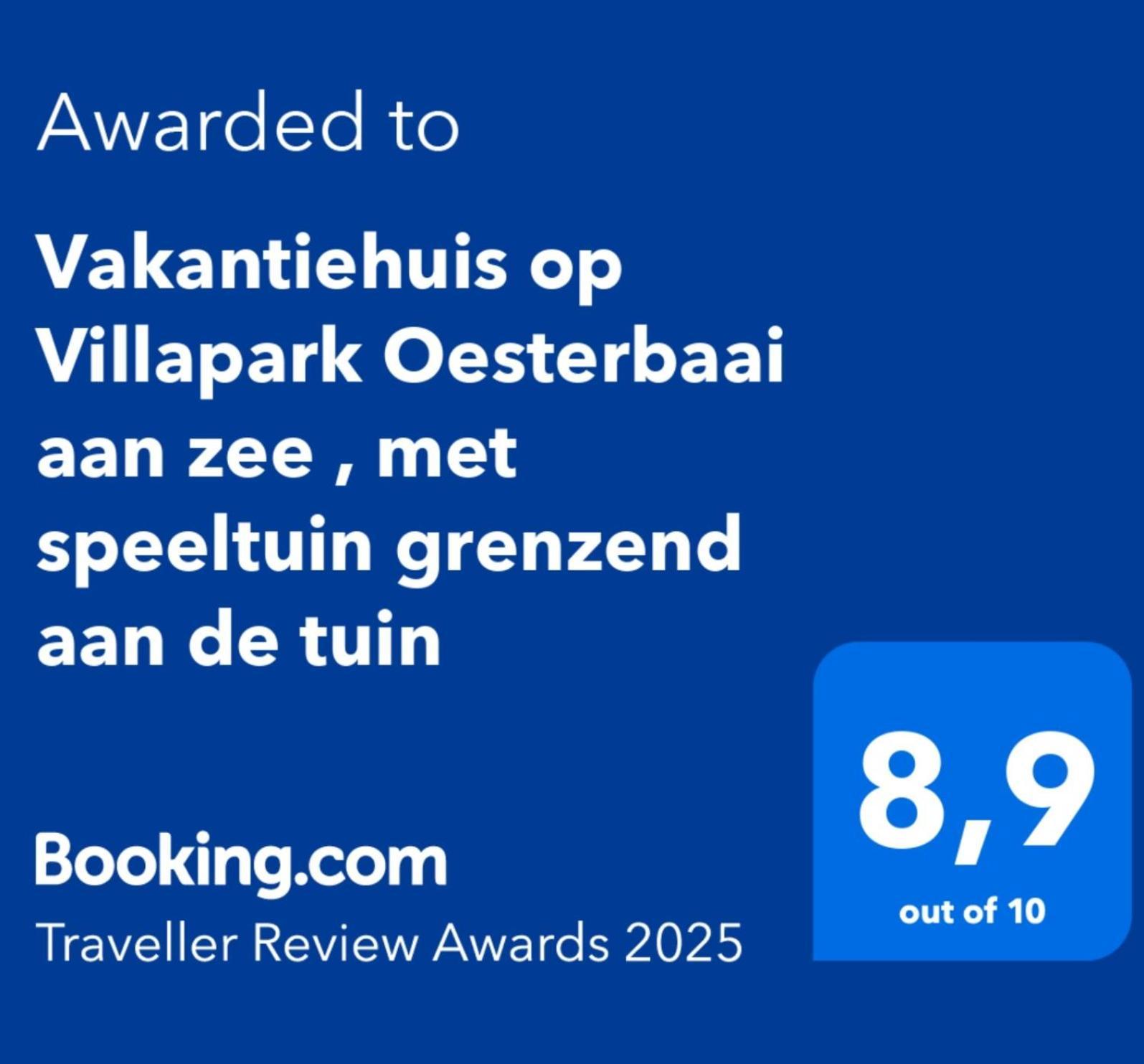 וומלדינגה Vakantiehuis Op Villapark Oesterbaai Aan Zee , Met Speeltuin Grenzend Aan De Tuin מראה חיצוני תמונה
